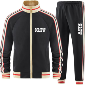 XLIV BLACK & CREAM TRACKSUIT