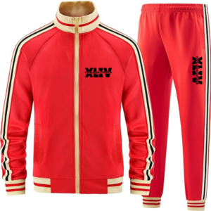 XLIV RED & CREAM TRACKSUIT
