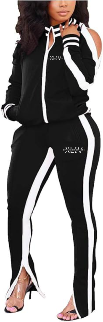 Ladies XLIV Tracksuit Black