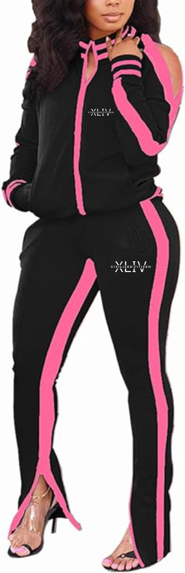 Ladies XLIV Tracksuit Rose