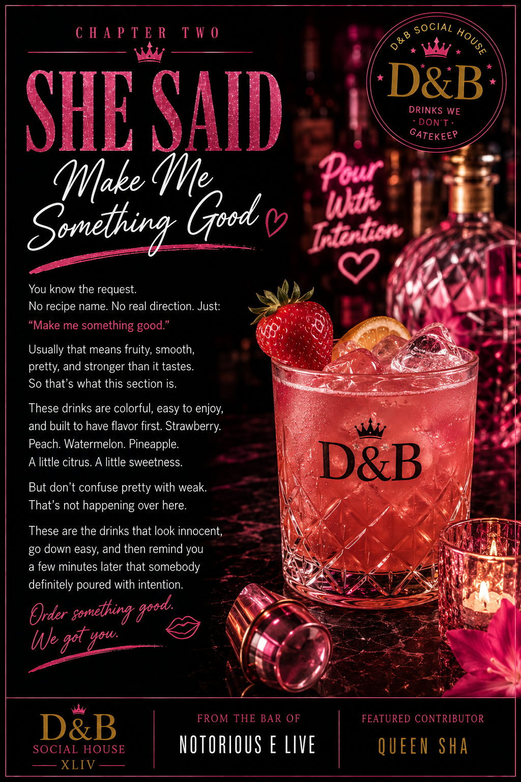 D&B Social House: Drinks We Don’t Gatekeep - Image 5